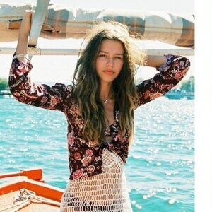 NWT Arnhem Portofino Blouse Marroon- AUS 14